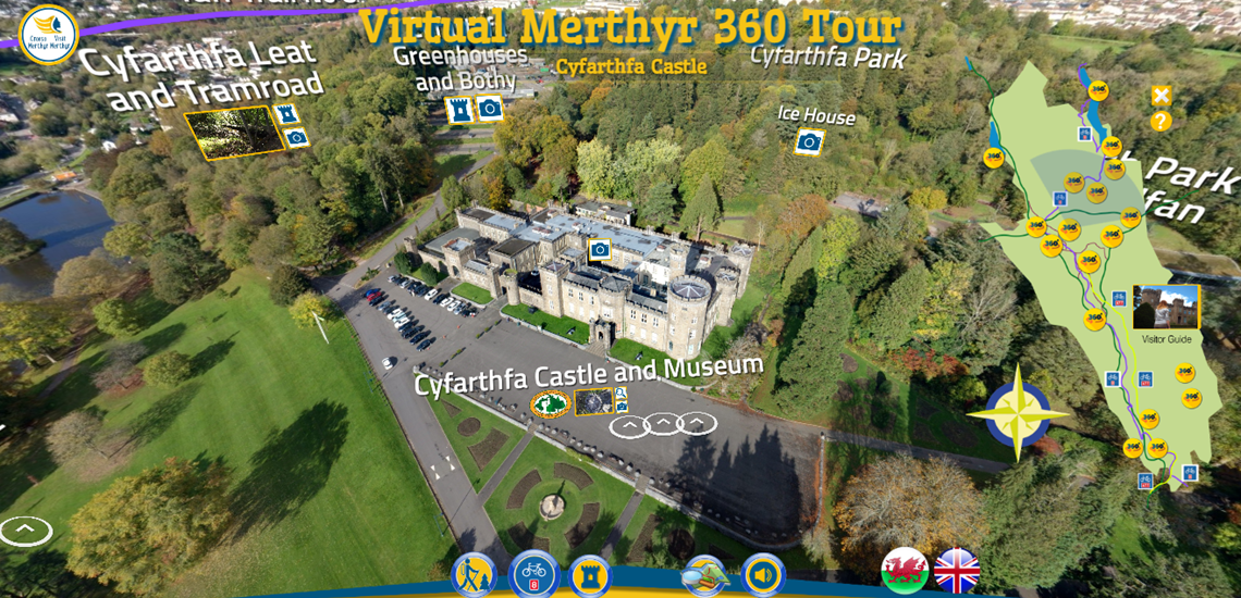 Screenshot from Merthyr Tydfil 360